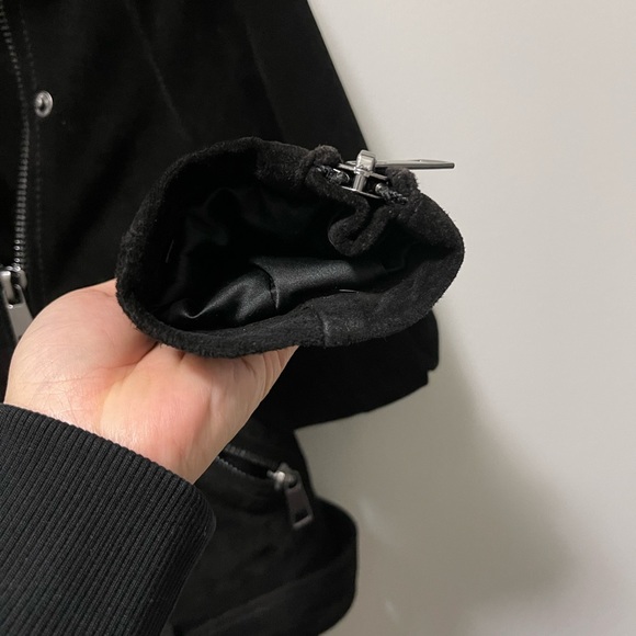 Bagatelle suede leathet biker jacket - Picture 5 of 7